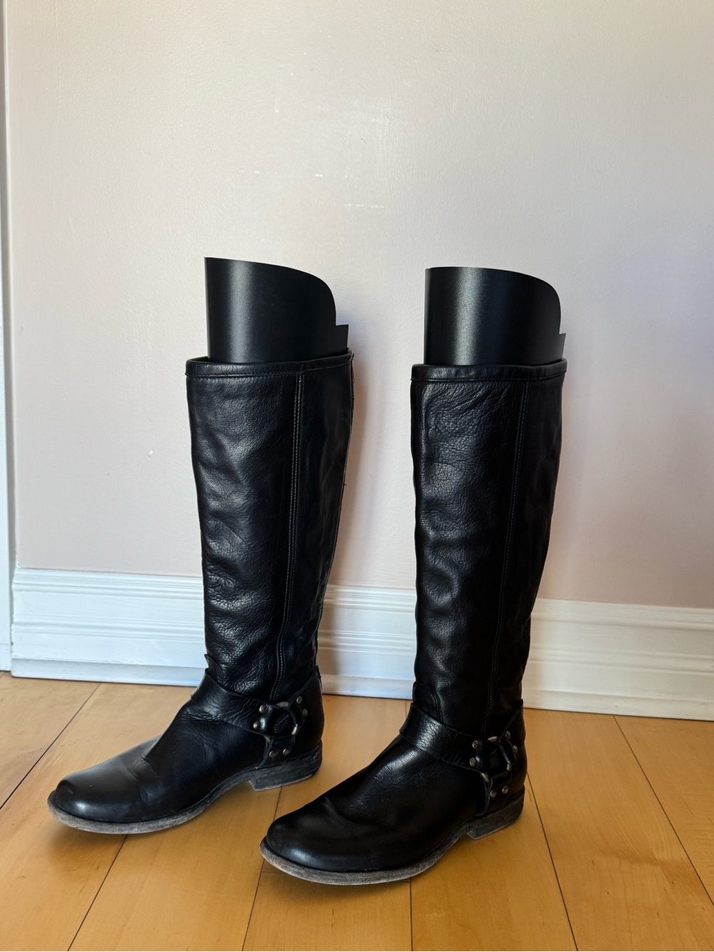 Authentic Frye Philip Harness Tall Leather Boots